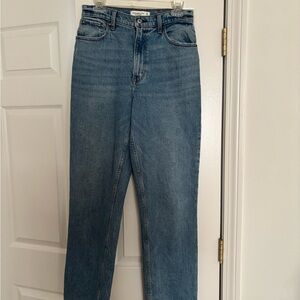 Abercrombie & Fitch High Rise Blue Denim Jeans